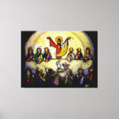 ÚLTIMA CENA LAST SUPPER Mix, tinta y acrilicos Canvas Afdruk (Voorkant)