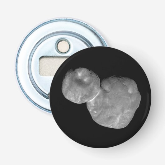 Ultima Thule Arrokoth Kuiper Belt Object Button Flesopener (Voorkant)