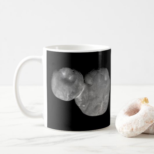 Ultima Thule Arrokoth Kuiper Belt Object Koffiemok (Met donut)