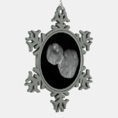 Ultima Thule Arrokoth Kuiper Belt Object Tin Sneeuwvlok Ornament (Links)