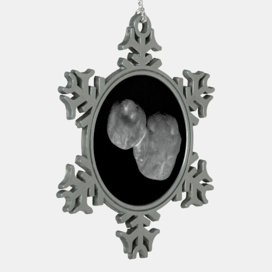 Ultima Thule Arrokoth Kuiper Belt Object Tin Sneeuwvlok Ornament (Links)