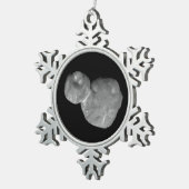 Ultima Thule Arrokoth Kuiper Belt Object Tin Sneeuwvlok Ornament (Rechts)