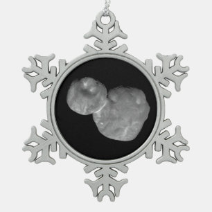 Ultima Thule Arrokoth Kuiper Belt Object Tin Sneeuwvlok Ornament