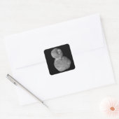 Ultima Thule Arrokoth Kuiper Belt Object Vierkante Sticker (Envelop)