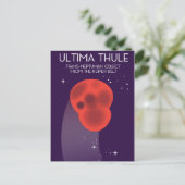 Ultima Thule Keiper Belt ruimte kunst Briefkaart (Staand voorkant)