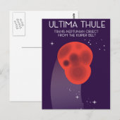 Ultima Thule Keiper Belt ruimte kunst Briefkaart (Voorkant / Achterkant)
