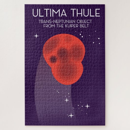 Ultima Thule Keiper Belt ruimte kunst Legpuzzel (Verticaal)