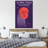 Ultima Thule Keiper Belt ruimtekunst Canvas Afdruk (Insitu (Slaapkamer))