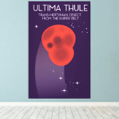 Ultima Thule Keiper Belt ruimtekunst Canvas Afdruk (Insitu (Houten vloer))