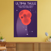 Ultima Thule Keiper Belt ruimtekunst Canvas Afdruk (Insitu (Woonkamer))