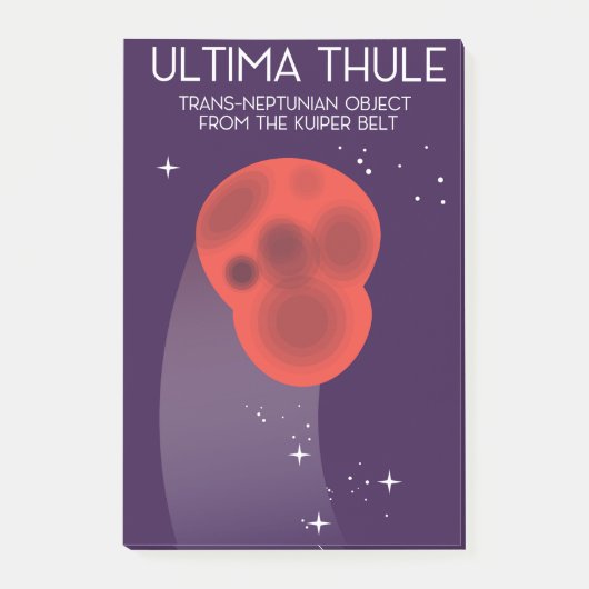 Ultima Thule Keiper Belt ruimtekunst Post-it® Notes (Voorkant)