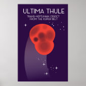 Ultima Thule Keiper Belt ruimtekunst Poster (Voorkant)