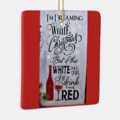 ULTIMAAT ***WIJNVERLIES** CHRISTMAS ORNAMENT (Rechts)