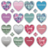 Ultimate 16 Name Hearts Collectie Sticker (Voorkant)