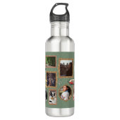 Ultimate 19 Family Photos Retro Frame Collage Waterfles (Voorkant)