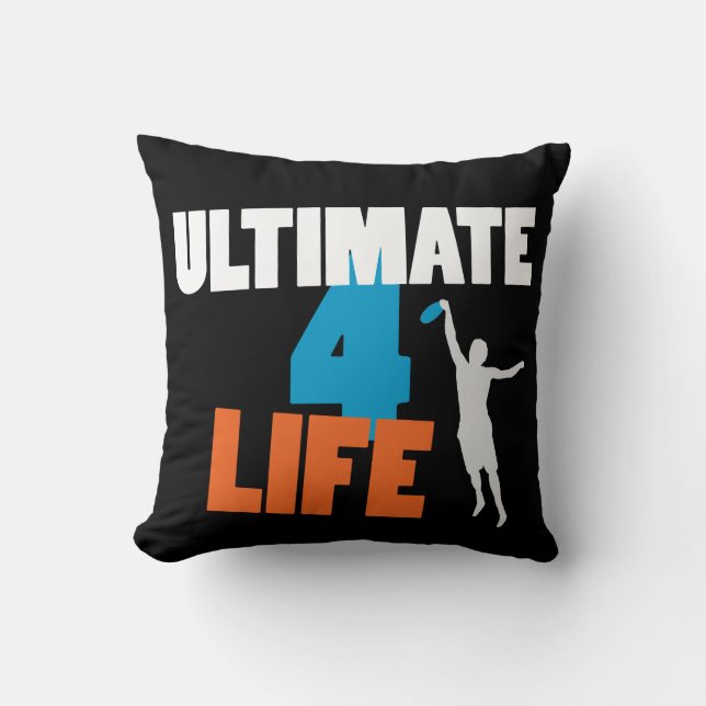 Ultimate 4 Life (dark) Pillow Kussen (Voorkant)