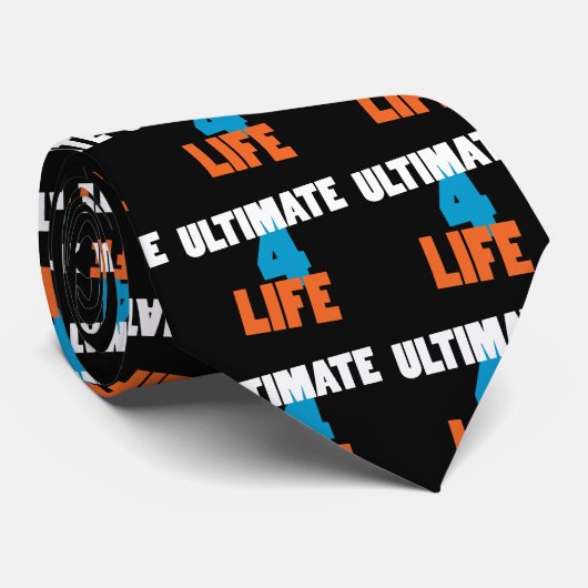 Ultimate 4-life-Stropdas (donker) Stropdas (Opgerold)