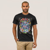 Ultimate 90s Flashback Cartoon & Pop Cultuur Colla T-shirt (Voorkant volledig)