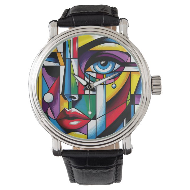 Ultimate Abstract Celebration of Femininity Horloge (Voorkant)
