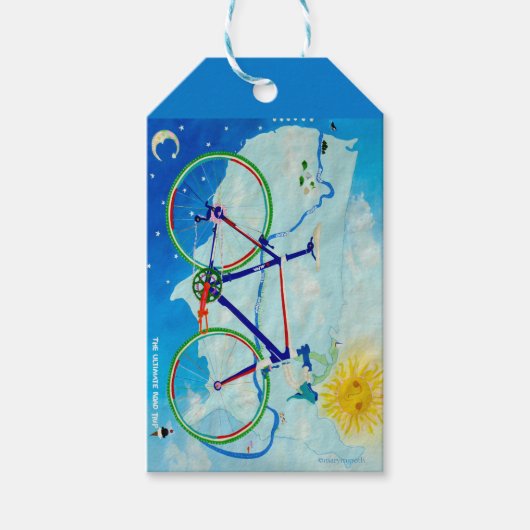 Ultimate Bike Trip-Label Cadeaulabel (Voorkant)