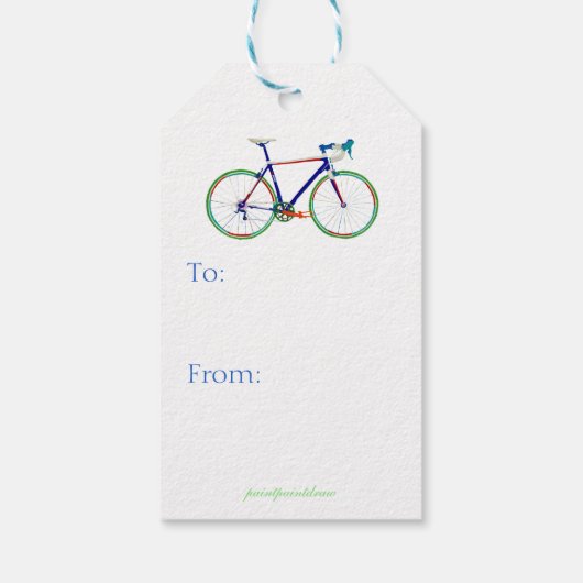 Ultimate Bike Trip-Label Cadeaulabel (Achterkant)