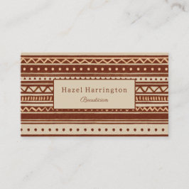 Ultimate Boho Visitekaartje QR-code op de achterka