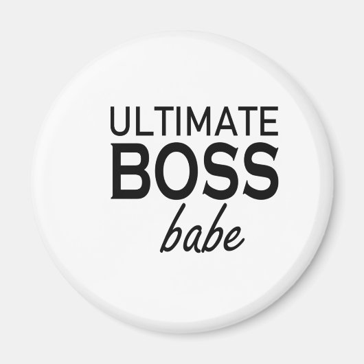 Ultimate Boss Babe, Blessed Mama, Moederdag Gift Magneet (Voorkant)