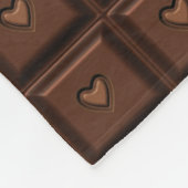 Ultimate Chocolate Lovers Chocolate Block Fleece Deken (Hoek)