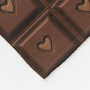 Ultimate Chocolate Lovers Chocolate Block Fleece Deken