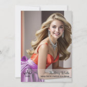 Ultimate Crown Pageant-handtekeningkaart Feestdagenkaart (Voorkant)