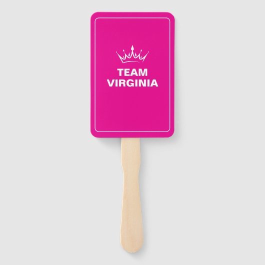 Ultimate Crown Pageant Wavers | Set of Fans Handwaaier (Achterkant)