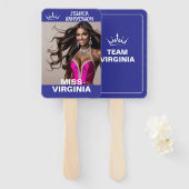 Ultimate Crown Pageant Wavers | Set of Fans Handwaaier (Voorkant en achterkant)