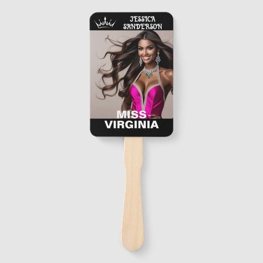 Ultimate Crown Pageant Wavers | Set of Fans Handwaaier (Voorkant)