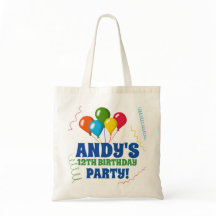 Ultimate Custom Verjaardags Ballonnen Favor Tote Z