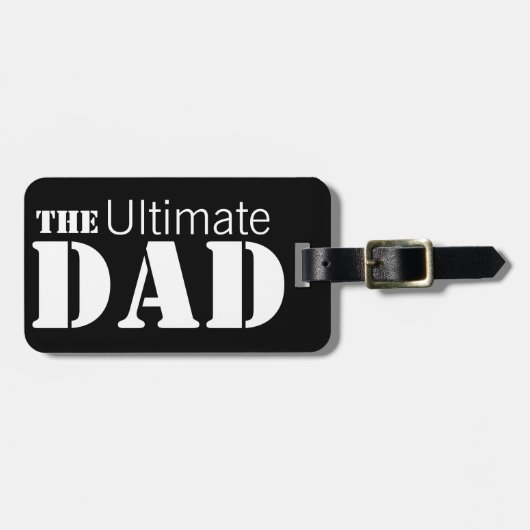 Ultimate Dad Personalized Bagagelabel (Voorkant horizontaal)