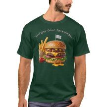 Ultimate Double Cheeseburger & Fries Grafische T-s