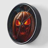 Ultimate Fiery Pumpkin Horror Clock (Hoek)