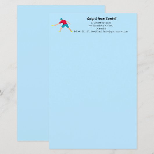 Ultimate Frisbee (Voorkant / Achterkant)