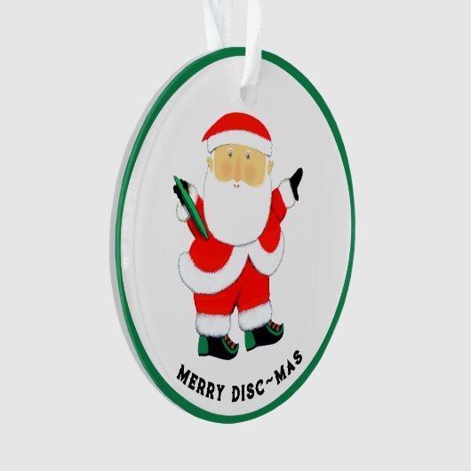 Ultimate Frisbee Christmas Collectible Ornament (voorkant)