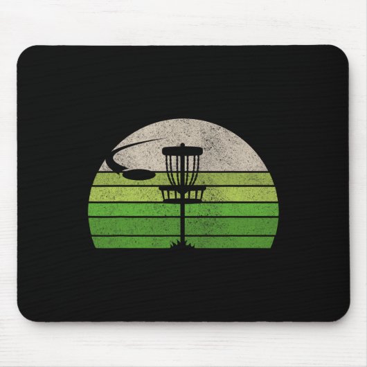 Ultimate Frisbee Disc Golf T-shirts Voor Mannen Co Muismat (Voorkant)