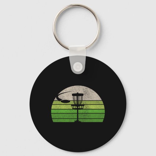 Ultimate Frisbee Disc Golf T-shirts Voor Mannen Co Sleutelhanger (Voorkant)