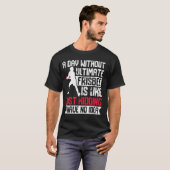 Ultimate Frisbee - Een Dag Zonder Ultimate Frisbee T-shirt (Voorkant volledig)