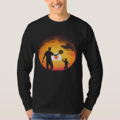 Ultimate Frisbee Fans Father and Son Playing Frisb T-shirt (Voorkant)