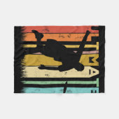 Ultimate Frisbee Frolf Discgolf Speler Vliegende S Fleece Deken (Voorkant (Horizontaal))