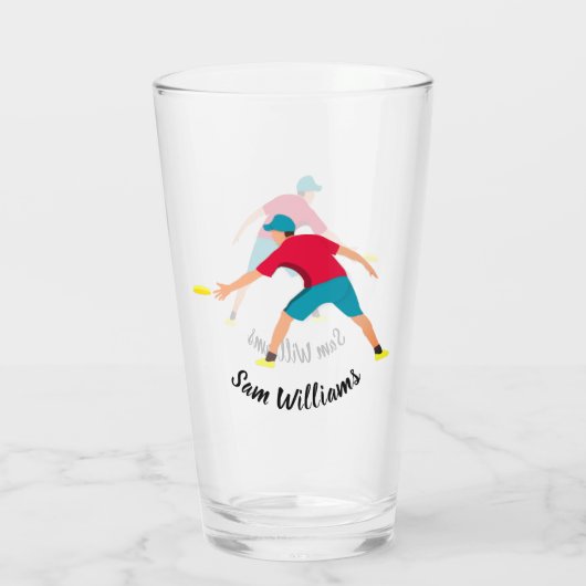 Ultimate Frisbee Glas (Achterkant)
