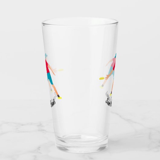 Ultimate Frisbee Glas (Rechts)