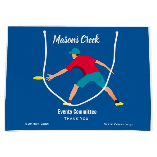 Ultimate Frisbee Groot Cadeauzakje (Voorkant)