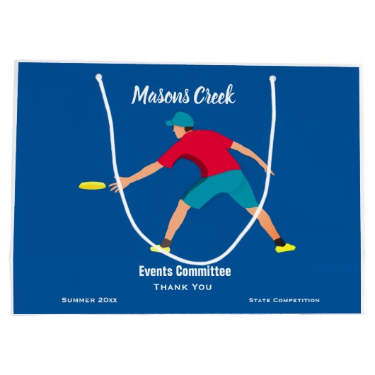 Ultimate Frisbee Groot Cadeauzakje (Achterkant)