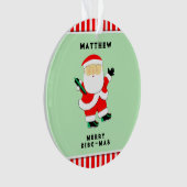 Ultimate Frisbee Holiday Gift Ornament (voorkant)