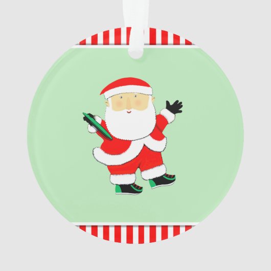 Ultimate Frisbee Holiday Gift Ornament (achterkant)